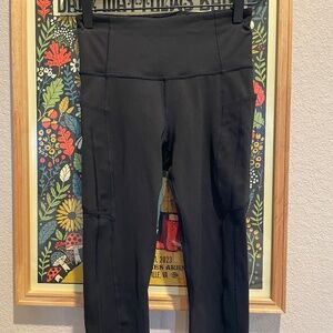 Black workout leggings